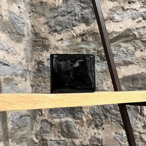 Dsquared2 Black Patent Leather Bifold Wallet
